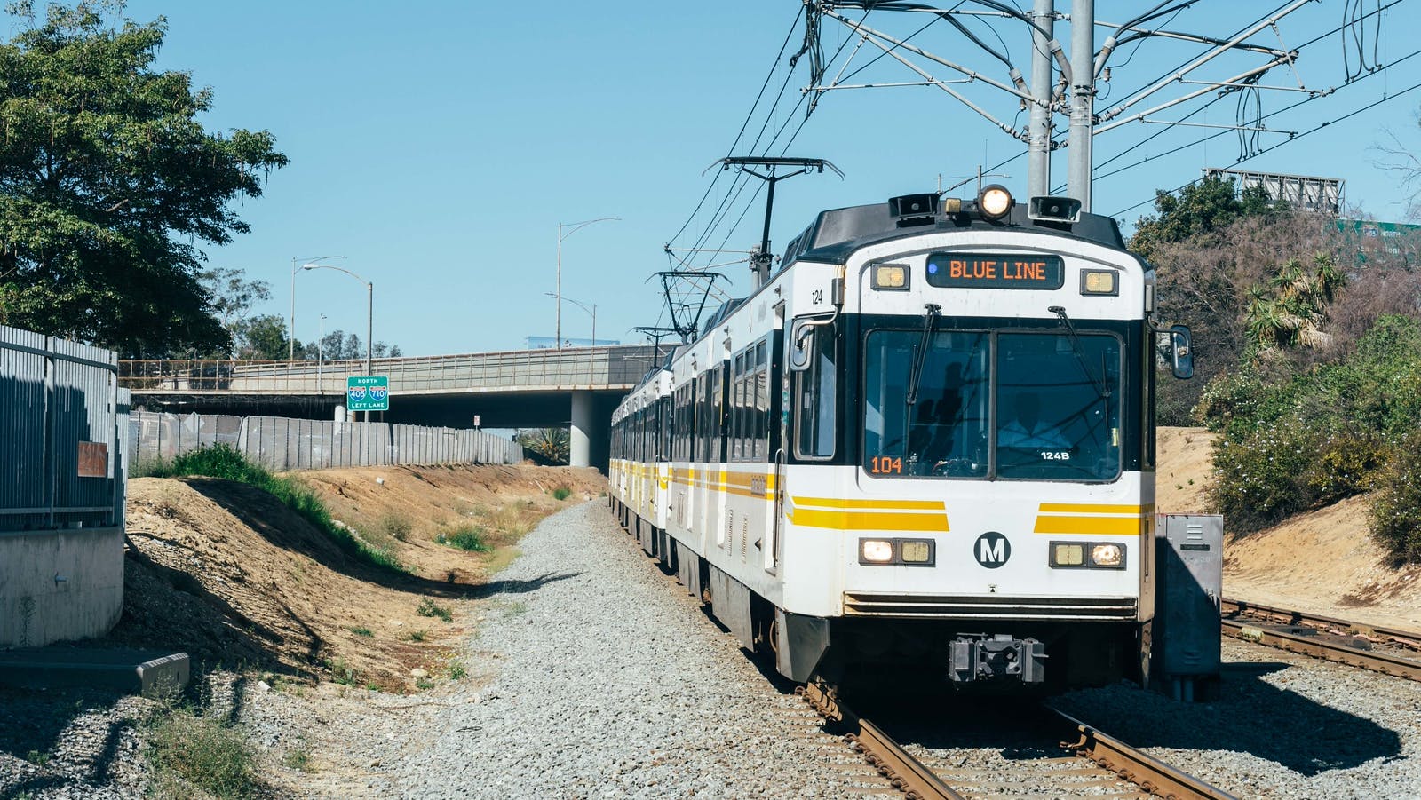 An L.A. Metro A Line train.