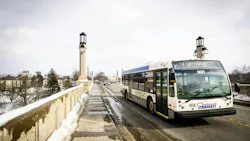 City of Peterborough bus. City of Peterborough bus.