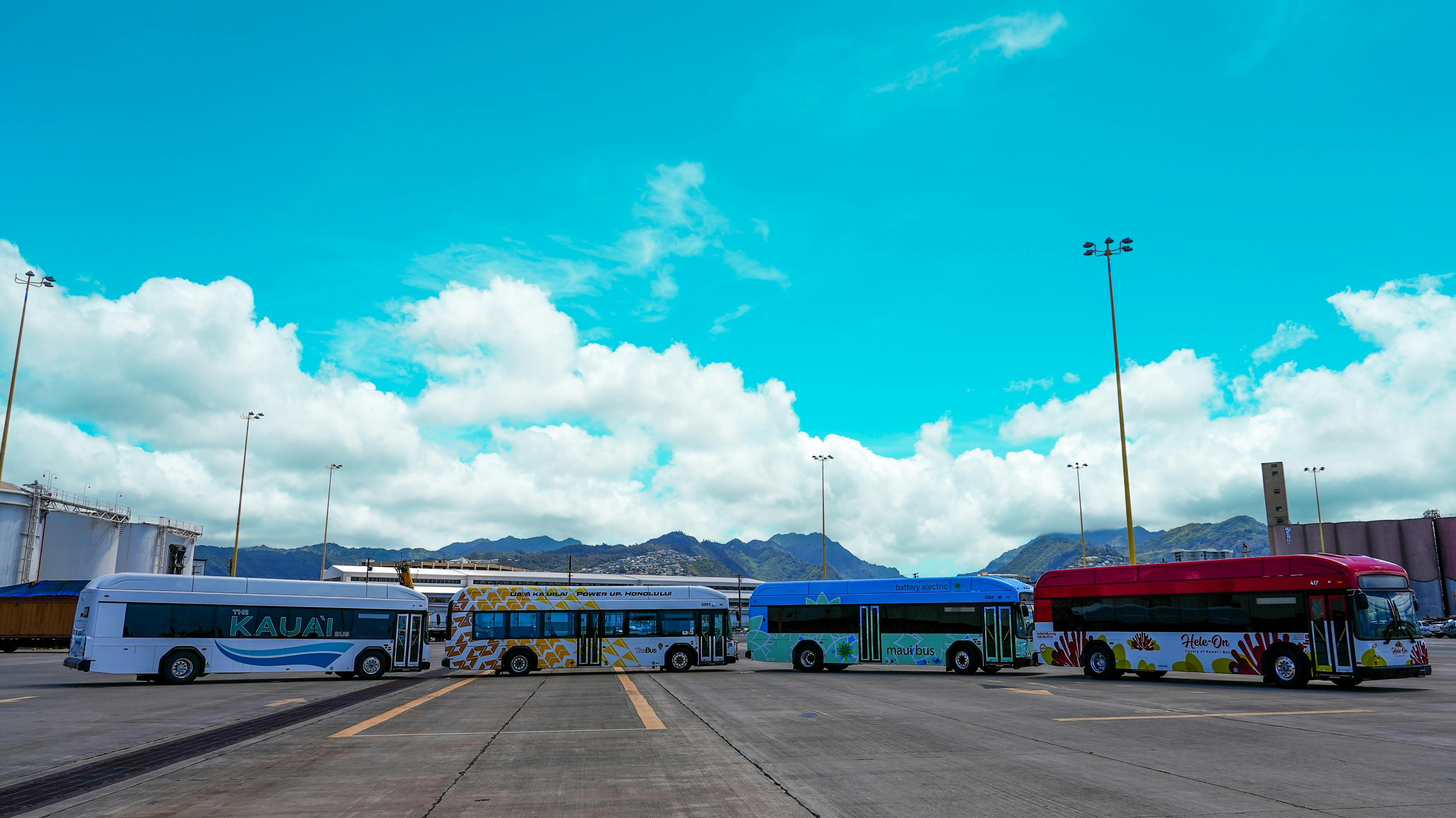 Gillig delivers next generation BEBs to counties of Kaua&lsquo;i, Maui and Hawai&lsquo;i Island.