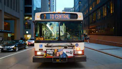 a chicago bus a chicago bus