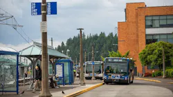 TriMet bus. TriMet bus.