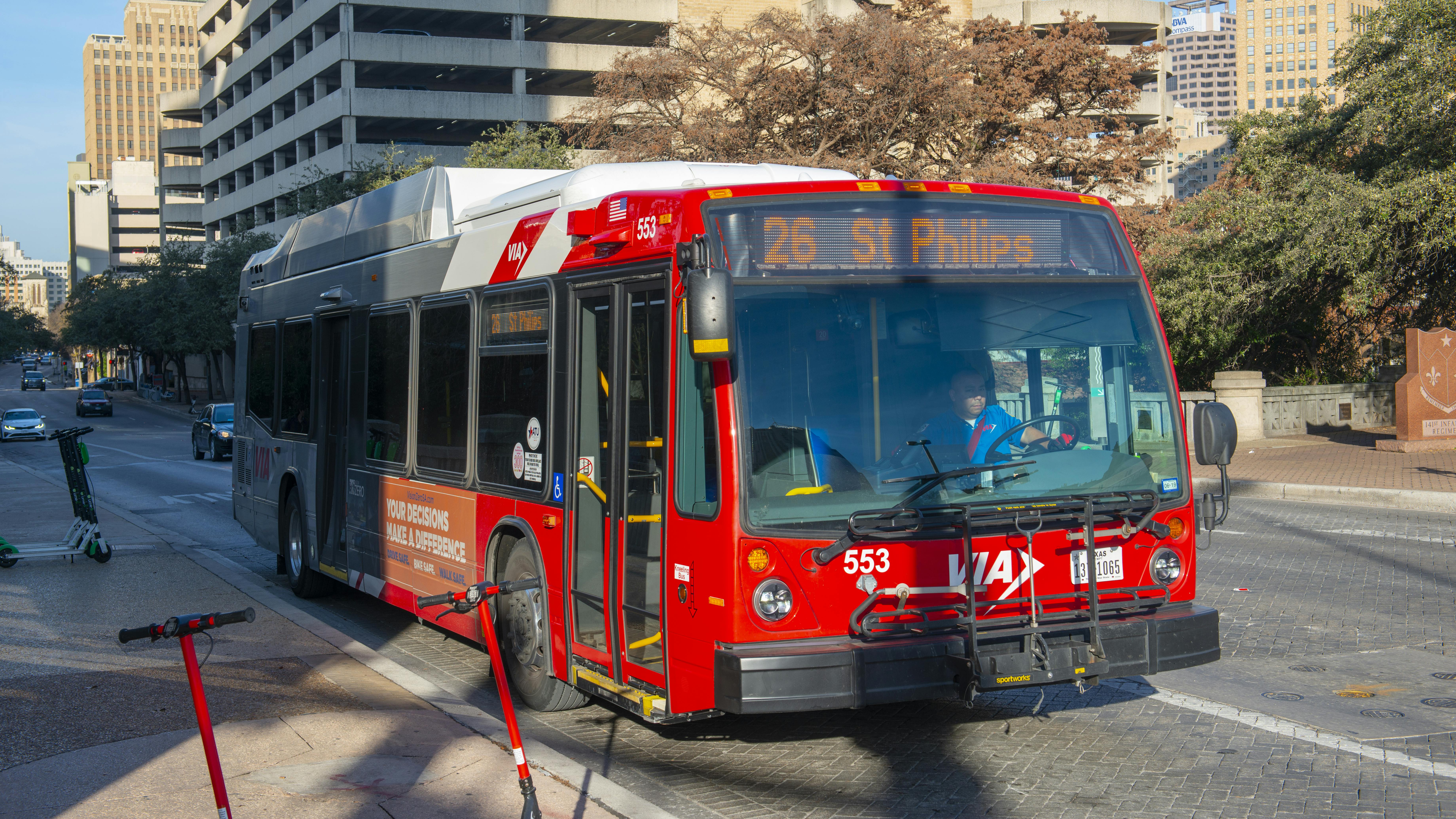 San Antonio VIA public bus