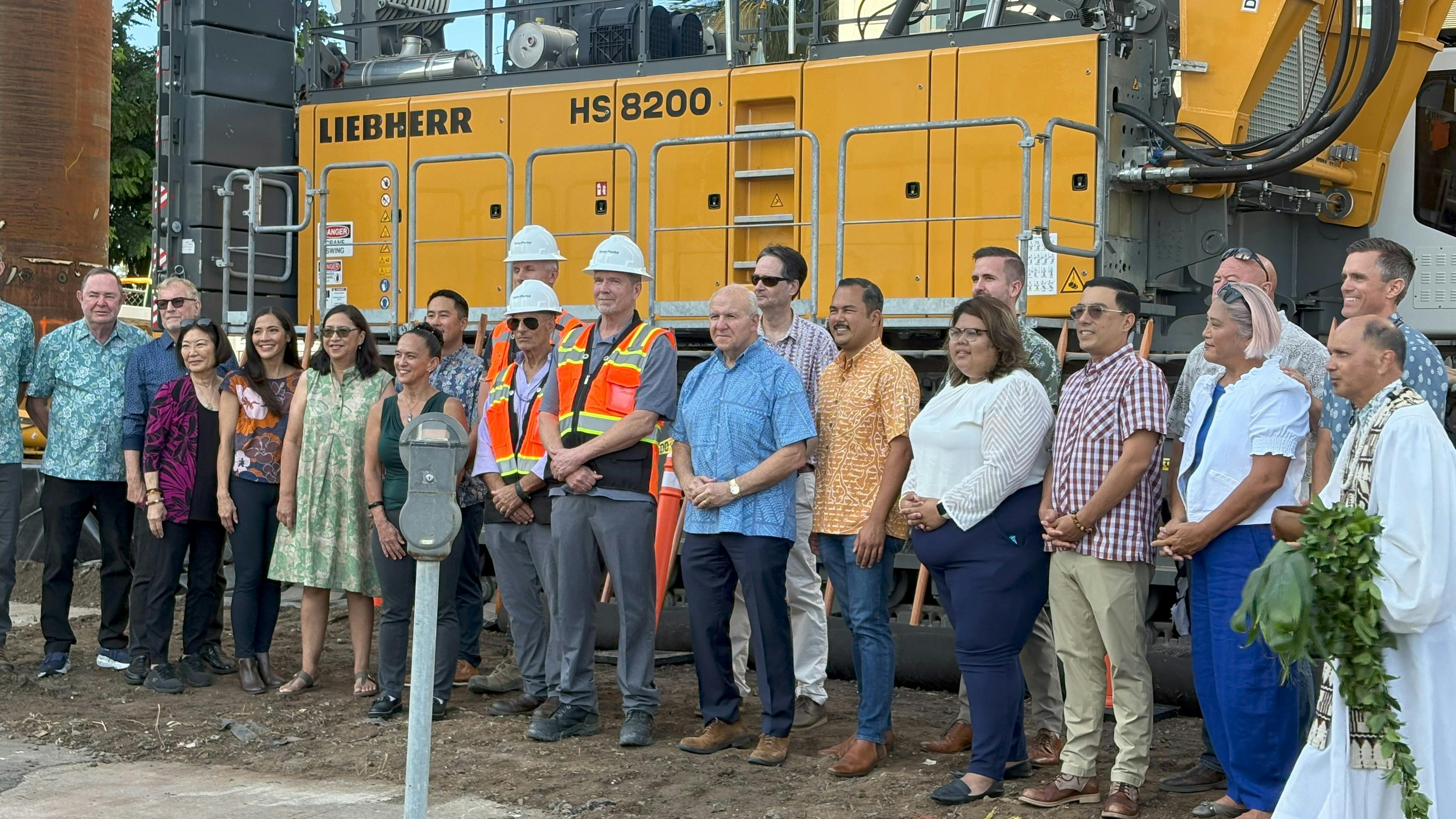HART held a groundbreaking ceremony at the future site of the Ka&lsquo;&amacr;kaukukui Station in Kaka&lsquo;ako, Hawaii, on Aug. 11 to mark the start of construction on the next phase of the project, the CCGS segment.
