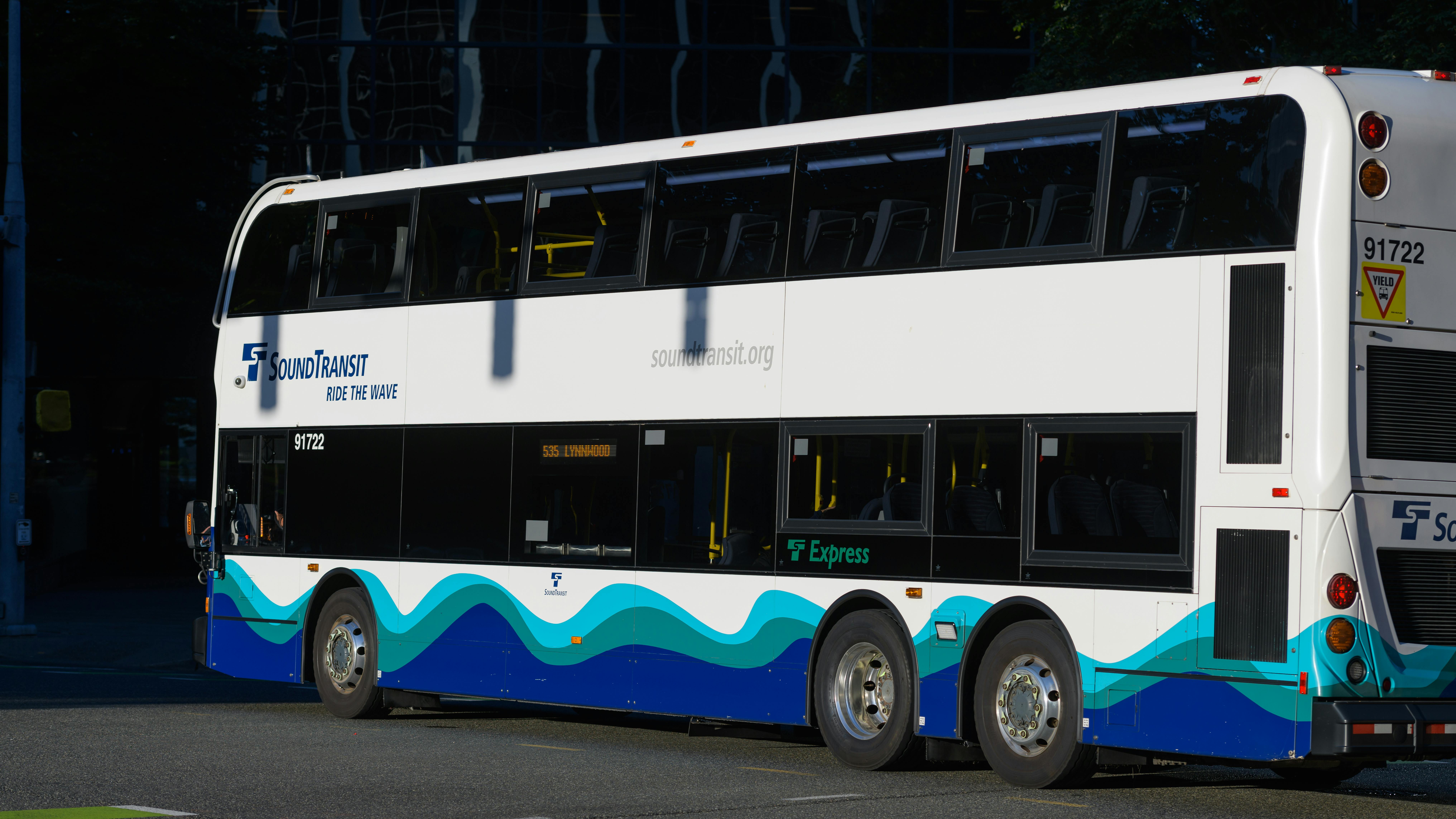 sound transit double decker bus