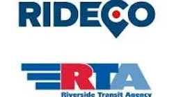 RideCo and RTA logos sit on a white background. RideCo and RTA logos sit on a white background.