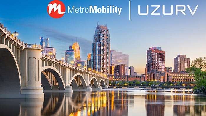 UZURV is rolling out a new service across the entire Metro Mobility paratransit service area in the Minneapolis/St. Paul, Minn., region for Premium On Demand riders starting Sept. 3.