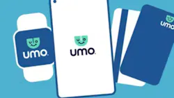 The Umo app. The Umo app.
