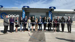 L-R: Pace Board Director Terrance Carr; Pace Board Director Linda Soto; Illinois State Representative Michelle Mussman; Illinois State Representative Jennifer Sanalitro; Cook County Commissioner Kevin Morrison; Illinois State Representative Nicolle Grasse; Illinois State Senator Darby Hills; Pace Executive Director Melinda Metzger; Pace Board Chairman Rick Kwasneski; Pace Board Director Rachel Arfa; Pace Board Director Bill McLeod; Village President of the Village of Streamwood Billie D. Roth; Illinois Tollway Executive Director Cassaundra Rouse; and Pace Board Director Christopher Canning. L-R: Pace Board Director Terrance Carr; Pace Board Director Linda Soto; Illinois State Representative Michelle Mussman; Illinois State Representative Jennifer Sanalitro; Cook County Commissioner Kevin Morrison; Illinois State Representative Nicolle Grasse; Illinois State Senator Darby Hills; Pace Executive Director Melinda Metzger; Pace Board Chairman Rick Kwasneski; Pace Board Director Rachel Arfa; Pace Board Director Bill McLeod; Village President of the Village of Streamwood Billie D. Roth; Illinois Tollway Executive Director Cassaundra Rouse; and Pace Board Director Christopher Canning.