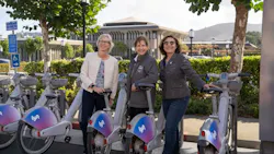 From left to right: Metropolitan Transportation Commission Chief Deputy Executive Director Alix Bockelman, Metropolitan Transportation Commission Commissioner Gina Papan, Metropolitan Transportation Commission Commissioner Myrna Melgar. From left to right: Metropolitan Transportation Commission Chief Deputy Executive Director Alix Bockelman, Metropolitan Transportation Commission Commissioner Gina Papan, Metropolitan Transportation Commission Commissioner Myrna Melgar.