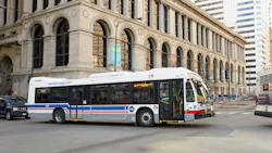 A CTA bus. A CTA bus.