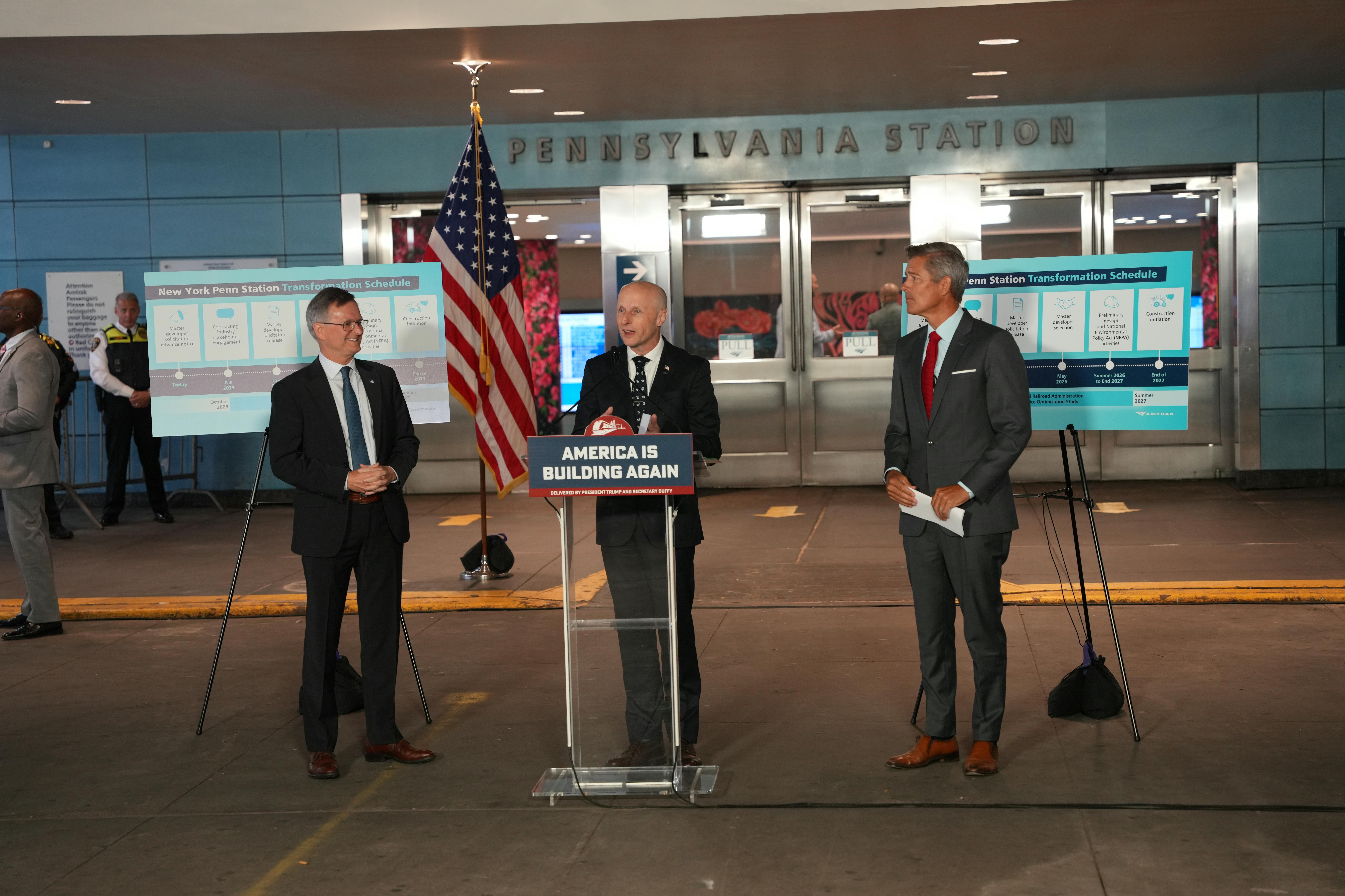 The U.S. Department of Transportation has reached three key milestones in the New York Penn Station Transformation Project.