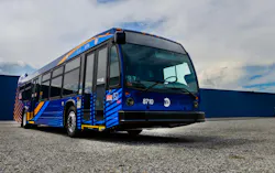 A Metropolitan Transportation Authority Nova bus. A Metropolitan Transportation Authority Nova bus.