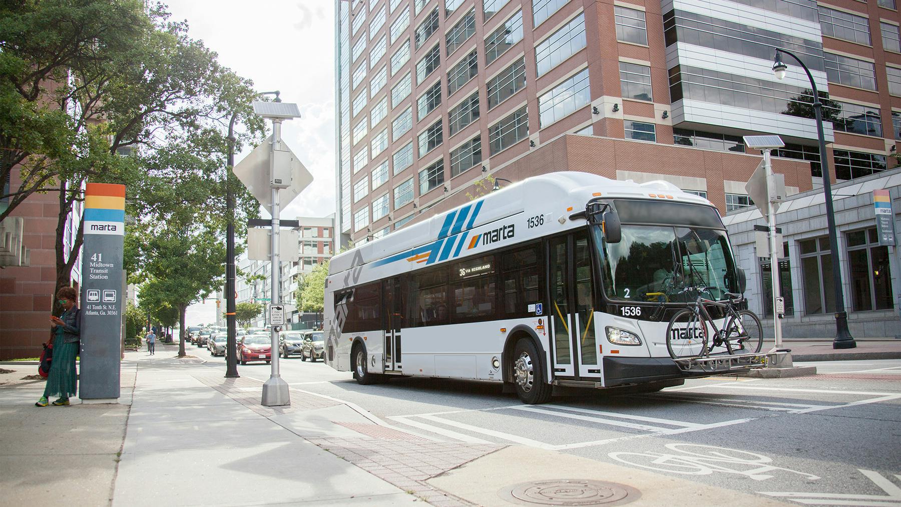 A Metropolitan Atlanta Rapid Transit Authority bus.