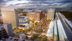 A rendering of the 364-unit affordable housing development at New Carrollton, Maryland. A rendering of the 364-unit affordable housing development at New Carrollton, Maryland.