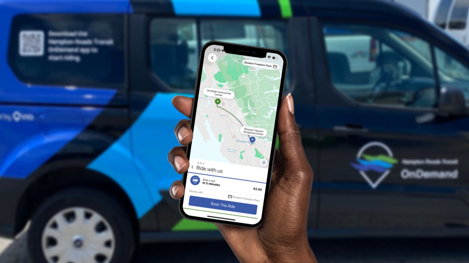 Hampton Roads Transit has expanded its OnDemand Ridesharing microtransit system to Chesapeake and Hampton, Va.