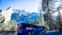 A Gold Runner bus. A Gold Runner bus.