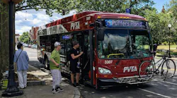 A Pioneer Valley Transit Authority bus. A Pioneer Valley Transit Authority bus.