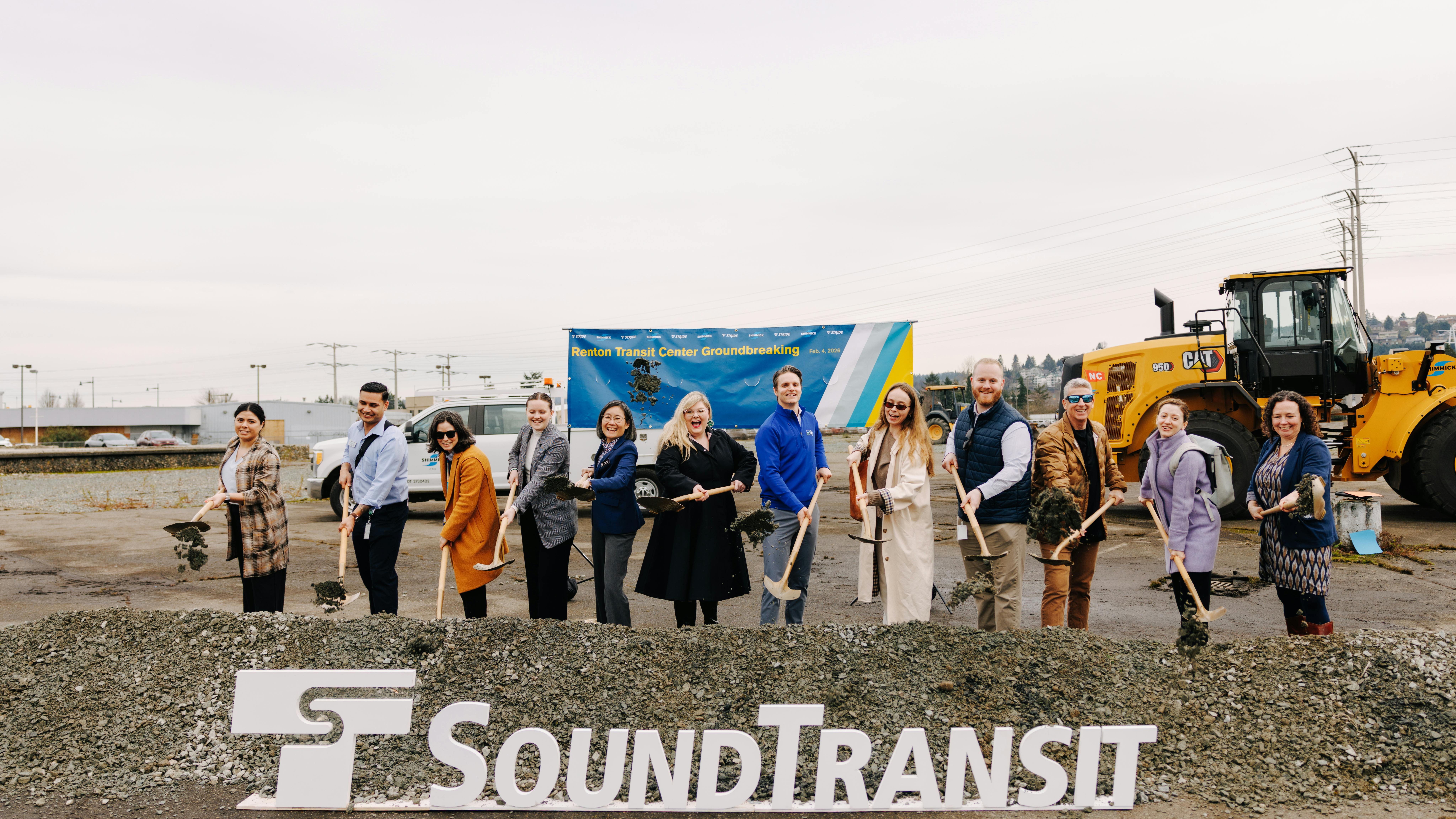Sound Transit has broken ground on the Renton Transit Center project.