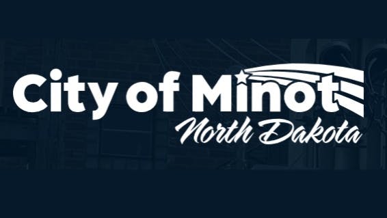 The image displays the City of Minot's logo.