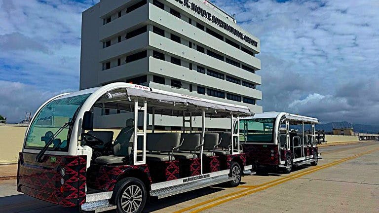 Three new electric transit trams are being added to the Wiki Wiki Shuttle service at the Daniel K. Inouye International Airport.