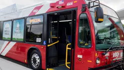 VIA Metropolitan Transit bus. VIA Metropolitan Transit bus.