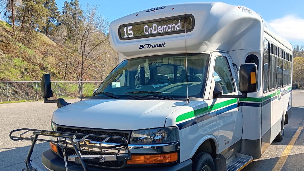 A Kelowna on-demand bus.