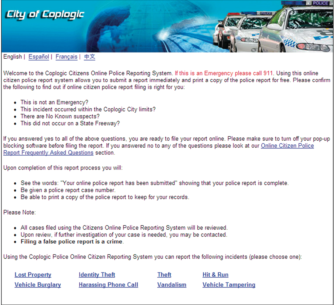 Deskofficeronlinereportingsystem 10047811