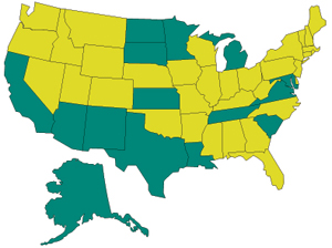 15 States Have Passed Arrestee DNA Legislation: Alaska, Arizona, California, Kansas, Louisiana, Maryland, Michigan, Minnesota, New Mexico, North Dakota, South Carolina, South Dakota, Tennessee, Texas and Virginia.