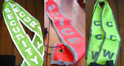 The DSM Safety Banners are available in a variety of colors and with different identifiers (police, security, ccw) available. The DSM Safety Banners are available in a variety of colors and with different identifiers (police, security, ccw) available.