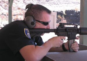 The testing team&rsquo;s TR-15 had a smooth matte finish, precision cut rails and tightly mated pins. They put the TR-15 through its paces on a more than 100-degree day in Oakdale, Calif. Despite the weather, the heat signature didn&rsquo;t distort the sighting plane, even after they ran through a couple magazines.
