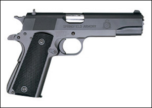 A Government Model .45, much like this one but MANY years older, was the author's first duty weapon.
