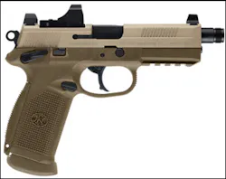 FNH's FN45 Tactical. Look for a full test and report in the future. FNH's FN45 Tactical. Look for a full test and report in the future.