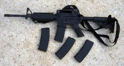 The TR-15 with four magazines The TR-15 with four magazines