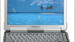 Commonly seen in police cruisers, the Panasonic Toughbook. Commonly seen in police cruisers, the Panasonic Toughbook.