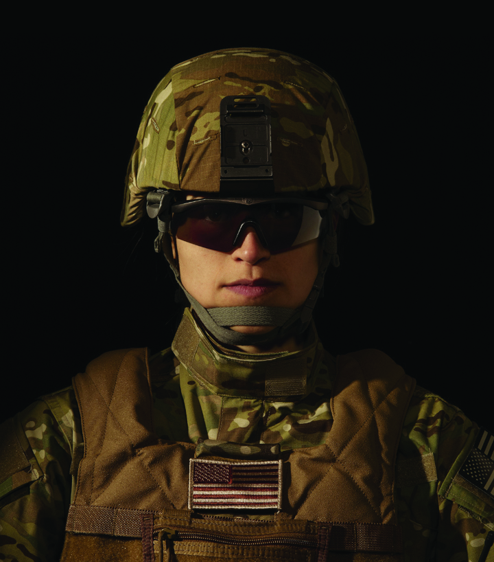 Sawfly Small On Female Soldier 10224241