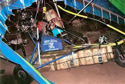 An ultra-light aircraft carrying 253 pounds of marijuana is shown that was captured in December, 2008 in the Tucson, Ariz. area. An ultra-light aircraft carrying 253 pounds of marijuana is shown that was captured in December, 2008 in the Tucson, Ariz. area.