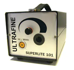 The Superlite 100 from Ultrafine Technology takes advantage of breakthroughs in lamp technology to produce greatly increased output. The Superlite 100 from Ultrafine Technology takes advantage of breakthroughs in lamp technology to produce greatly increased output.