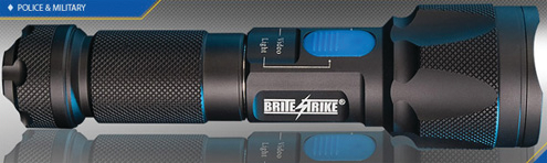The Brite-Strike DLC (Duty Light Camera) serves more than one purpose in a single hand-held unit.