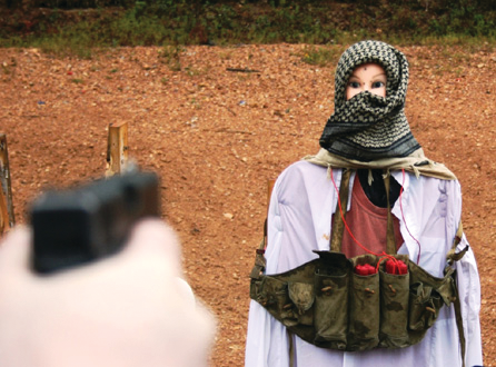 Could you make that million dollar shot? A worst nightmare scenario against a suicide bomber.