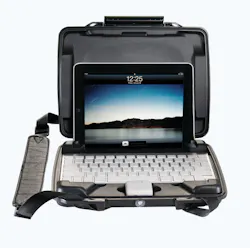 The i1075 HardBack Case from Pelican Products houses and protects your iPad. The i1075 HardBack Case from Pelican Products houses and protects your iPad.