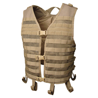 The Condor Outdoor Gear Mesh Hydration Vest is 100% MOLLE modular, so you can build it to suit your needs.