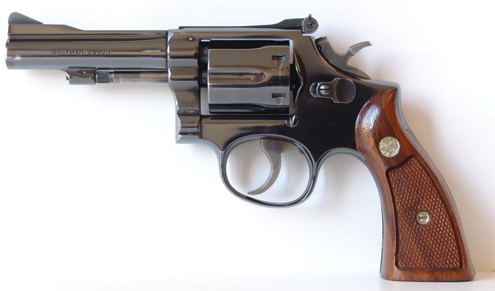 S&WK-38 Combat Masterpiece .38 revolver, later known as the Model 15.