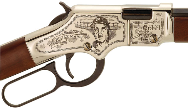 The Henry Golden Boy 'Roger Maris 50th Anniversary 61 in 61' was a special edition, manufactured specifically with proceeds donated to the Roger Maris Cancer Center.