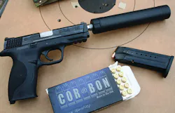 S&W M&P9 w/KKM Precision threaded barrel and TiRant silencer from AAC S&W M&P9 w/KKM Precision threaded barrel and TiRant silencer from AAC