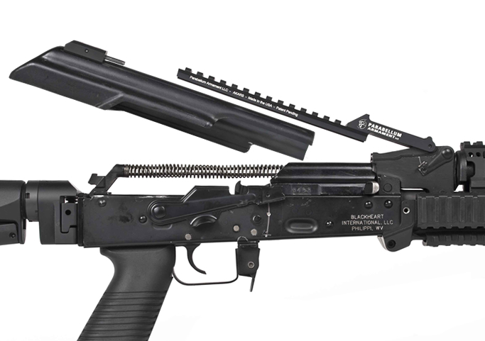 Firearm Accessories Rail Ak Akars Blackheart 6 Exploded