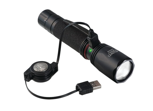 Having a light you can charge by USB port lightens the load on your 12V outlets.