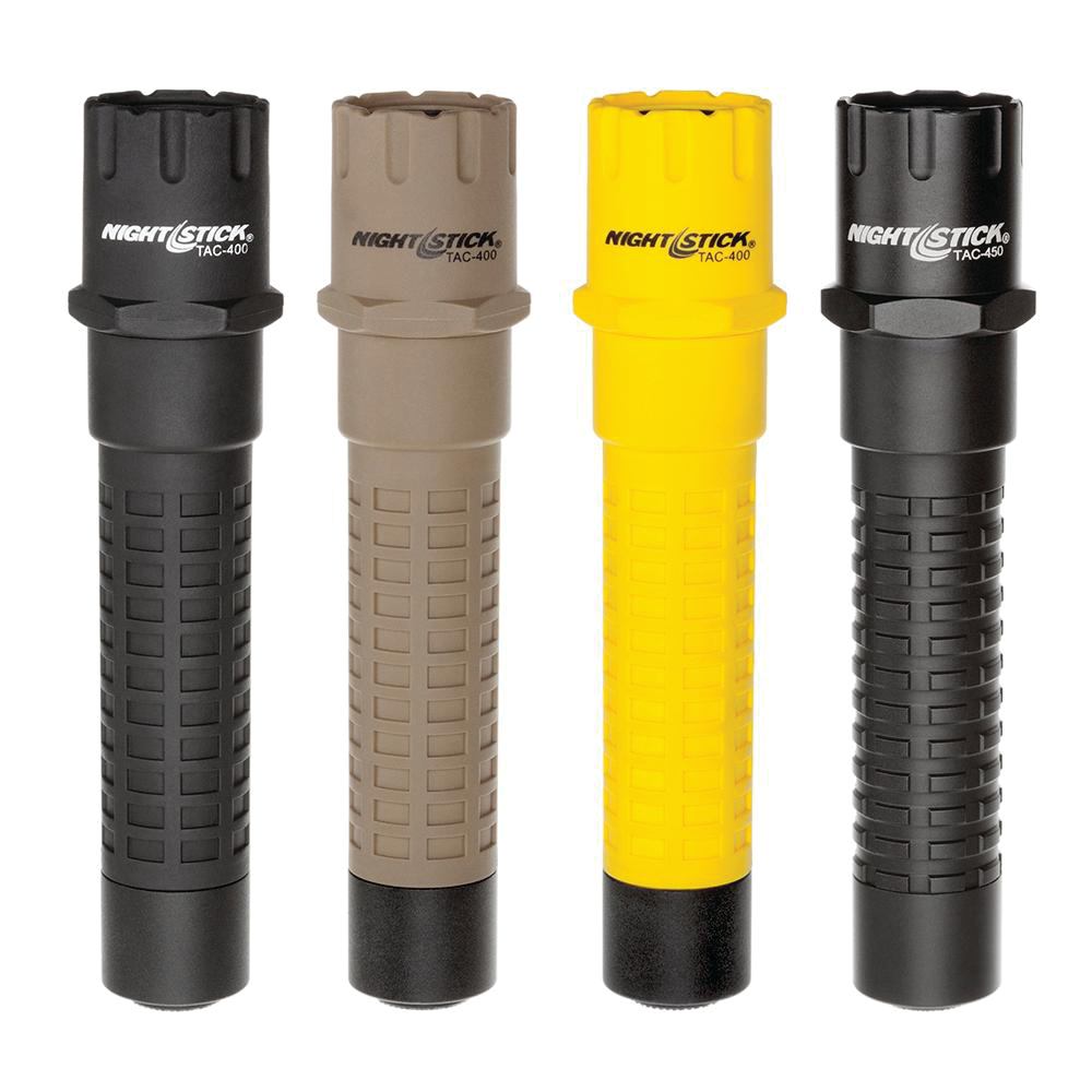 The TAC-400 Series is made up of the four lights: TAC- 400B, 400T, 400Y, and 450B.