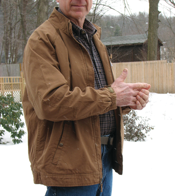 Note the length of the Edlin on this 6&rsquo; model &ndash; more than sufficient for concealed carry.