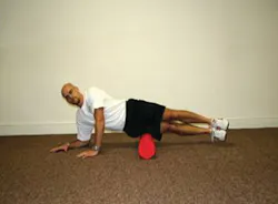 Body weight and a foam roller can create the relieving pressure you need. Body weight and a foam roller can create the relieving pressure you need.