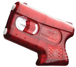 The red PepperBlaster II - probably the most commonly seen. The red PepperBlaster II - probably the most commonly seen.